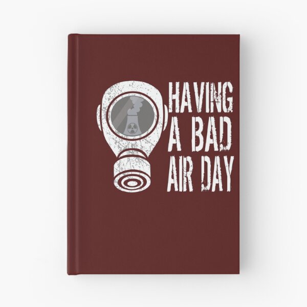 Item preview, HAVING A BAD AIR DAY- Gas Mask Future  designed and sold by Merch-Tees.