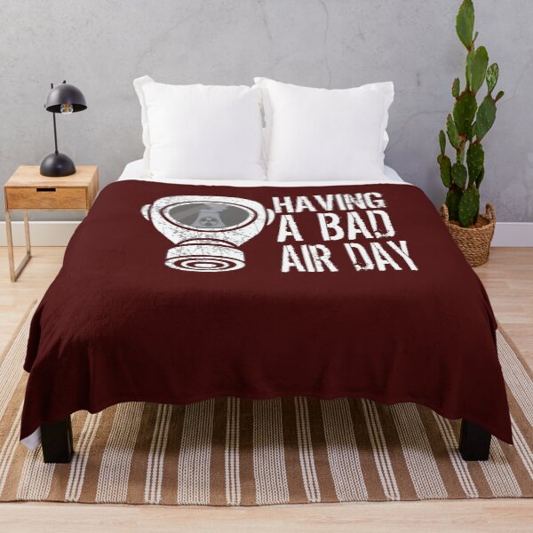 Item preview, HAVING A BAD AIR DAY- Gas Mask Future designed and sold by Merch-Tees.
