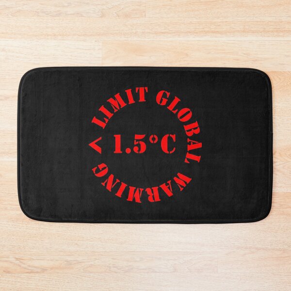 Item preview, LIMIT GLOBAL WARMING <1.5 DEGREES designed and sold by PoshJocks.