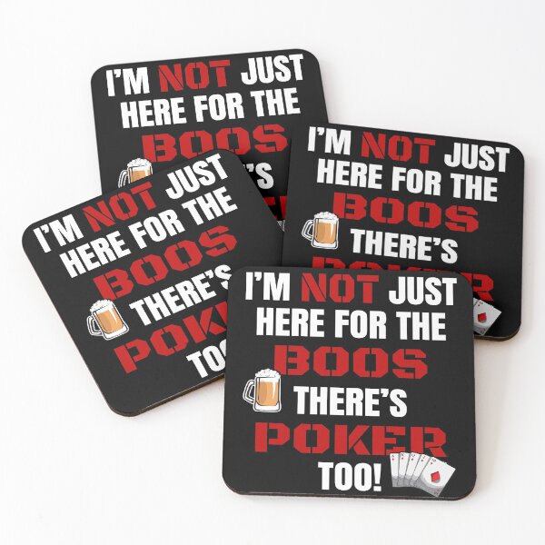 Item preview, I'M NOT JUST HERE FOR THE BOOS THERE'S POKER TOO #3 with Birthday Poker Boos Graphics  Gift Apparel designed and sold by GabiBlaze.