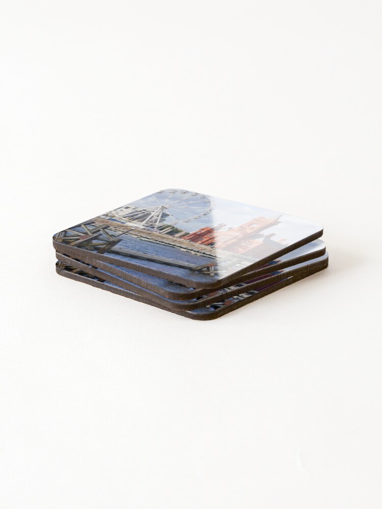 Thumbnail 4 of 5, Coasters (Set of 4), Cardiff Bay designed and sold by RJDowns.