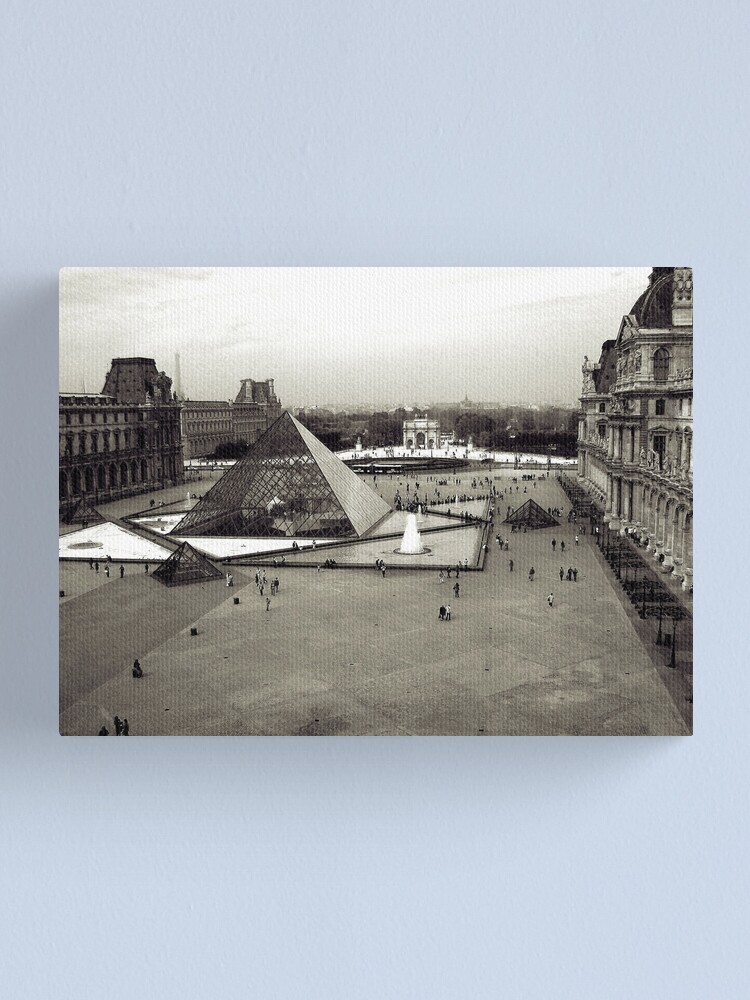 Alternate view of Louvre, Paris 2008 Canvas Print