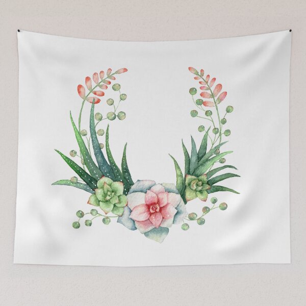 Item preview, Succulent Wreath designed and sold by SchimoniArt.