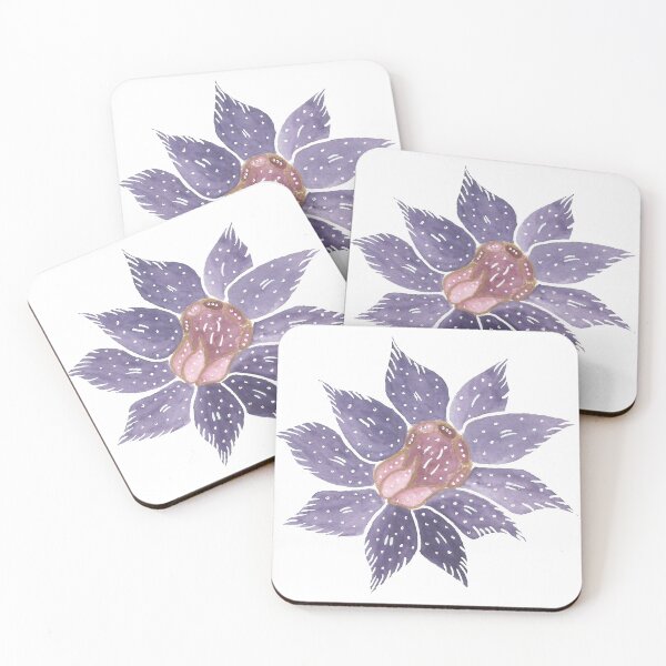 Item preview, Purple Batik Flower designed and sold by Lyris Lyssens.