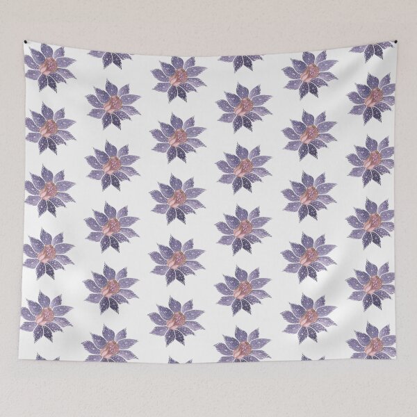 Item preview, Purple Batik Flower designed and sold by Lyris Lyssens.