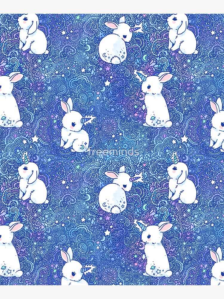 Unicorn Bunny Pattern by freeminds