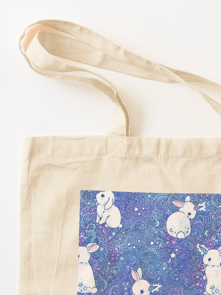 Alternate view of Unicorn Bunny Pattern Tote Bag