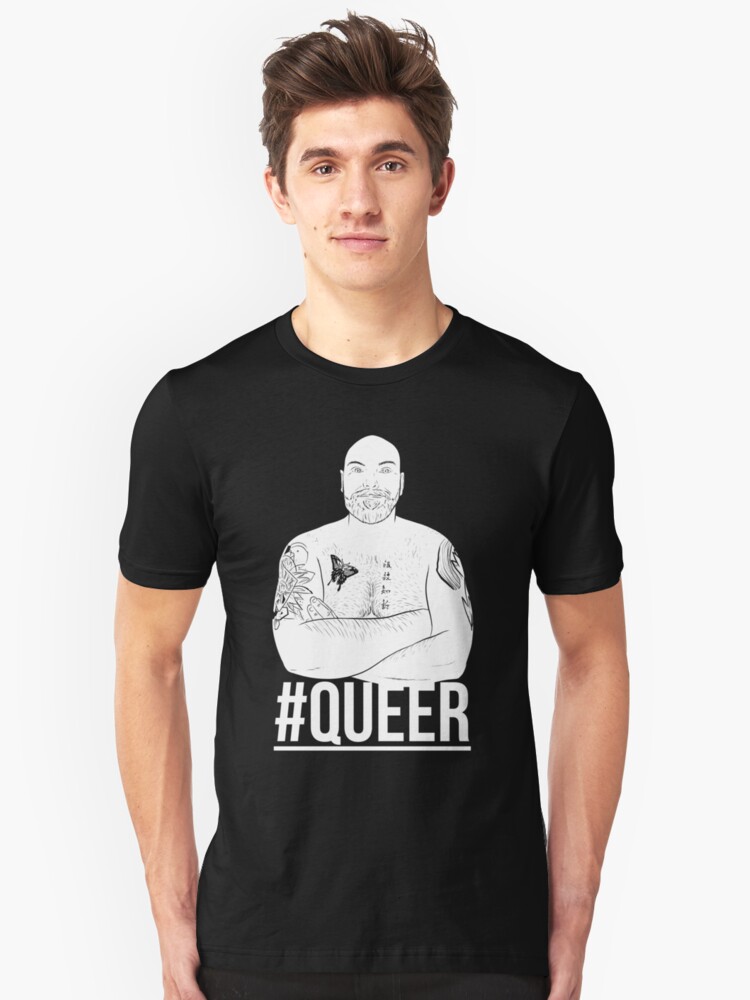 Alternate view of QUEER - INVERT Slim Fit T-Shirt