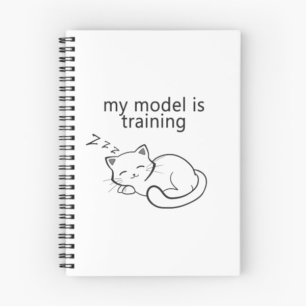 Aperçu de l'œuvre mon modèle s'entraîne créée et vendue par FunnyGrief.