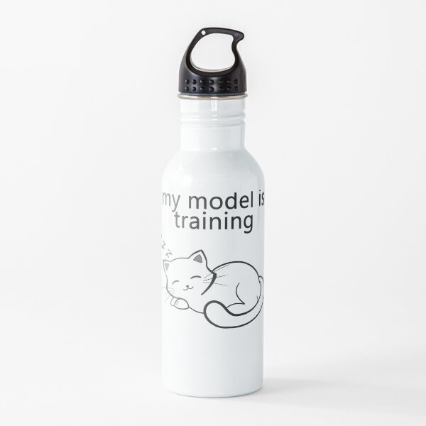 mi modelo esta entrenando Botella de agua