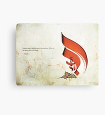 Arabic Calligraphy - Rumi - Lovers Metal Print
