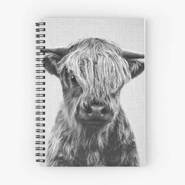 Item preview, Highland Calf - Black & White designed and sold by galdesign.