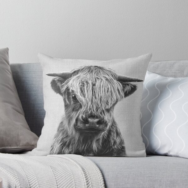 Item preview, Highland Calf - Black & White designed and sold by galdesign.