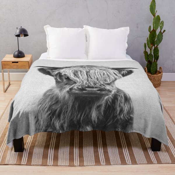 Item preview, Highland Calf - Black & White designed and sold by galdesign.