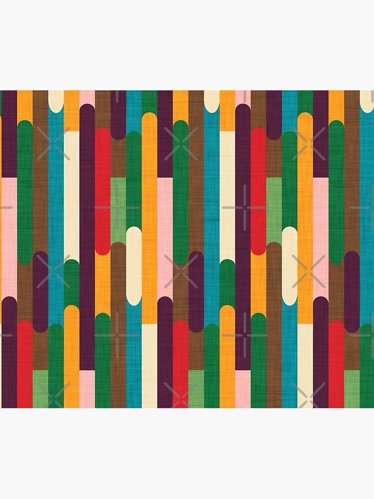 Retro Color Block Popsicle Sticks by susycosta