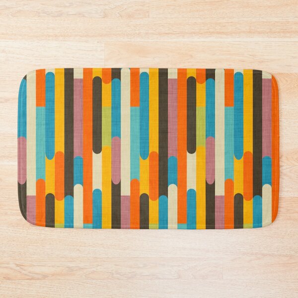 Item preview, Retro Color Block Popsicle Sticks Orange  designed and sold by susycosta.