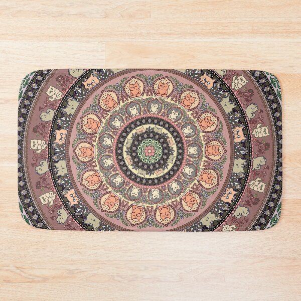 Item preview, Cat Yoga Medallion designed and sold by Huebucket.