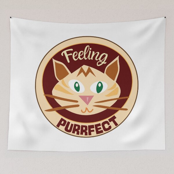 Aperçu de l'œuvre Se sentir Purrfect créée et vendue par MclaughlinGifts.