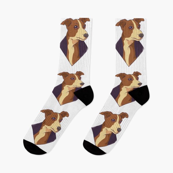 Item preview, Dog portrait, Whippet, Greyhound designed and sold by DerSenat.