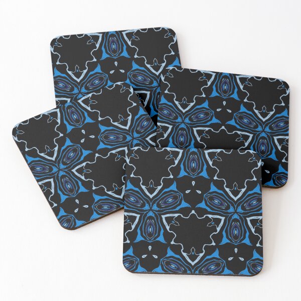 Item preview, Kaleidoscope Blue Camaïeu, pattern 3, by Bennydoscope designed and sold by Bennydoscope.