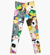 Animal Crossing New Leaf Tsum Tsum Pattern Leggings