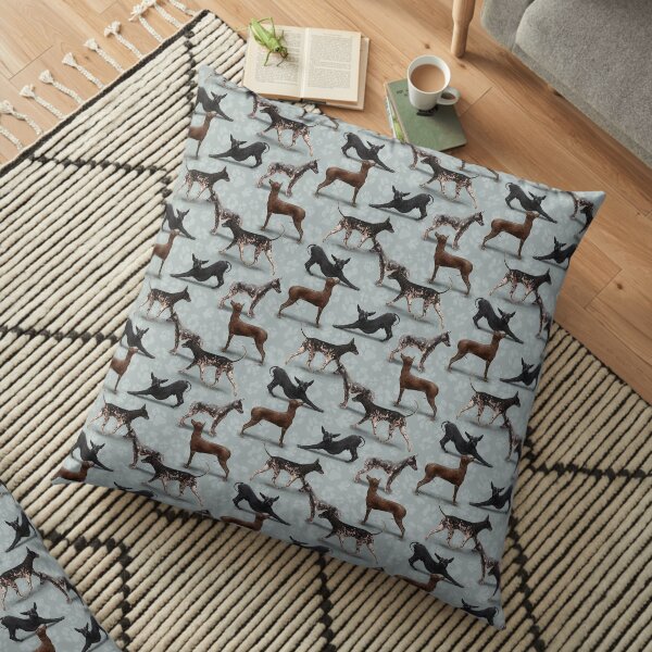 The Peruvian Hairless Dog Floor Pillow