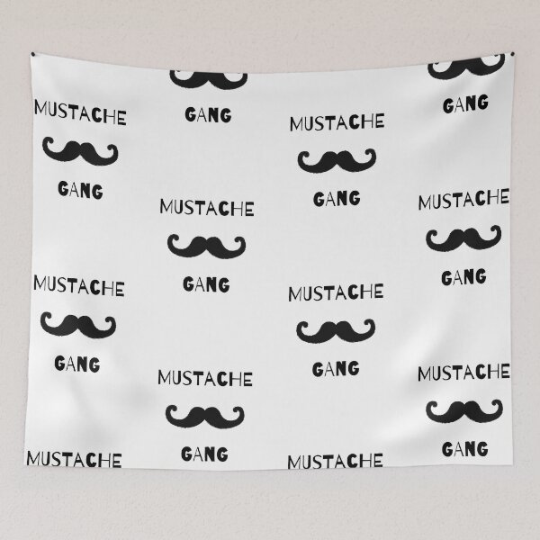 Item preview, Mustache gang designed and sold by Sykojuice.