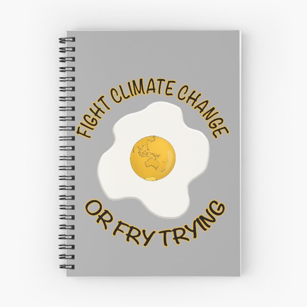 Item preview, FIGHT CLIMATE CHANGE or FRY TRYING- Witty Climate Crisis Yolk Globe designed and sold by Merch-Tees.
