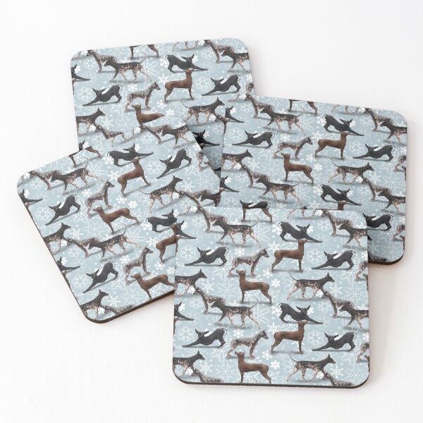 Item preview, The Christmas Peruvian Hairless Dog designed and sold by Elspeth Rose Design.