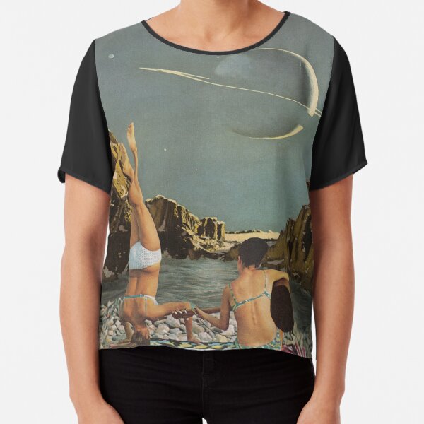 Serenade to Saturn Chiffon Top