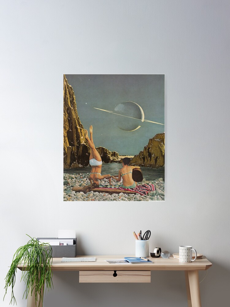 Thumbnail 1 of 3, Poster, Serenade to Saturn designed and sold by leafandpetal.