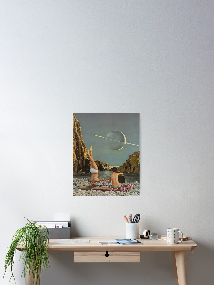 Thumbnail 2 of 3, Poster, Serenade to Saturn designed and sold by leafandpetal.