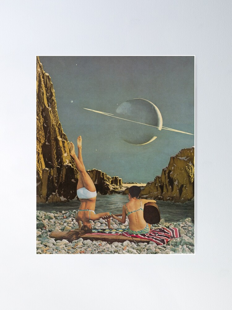Thumbnail 2 of 3, Poster, Serenade to Saturn designed and sold by leafandpetal.