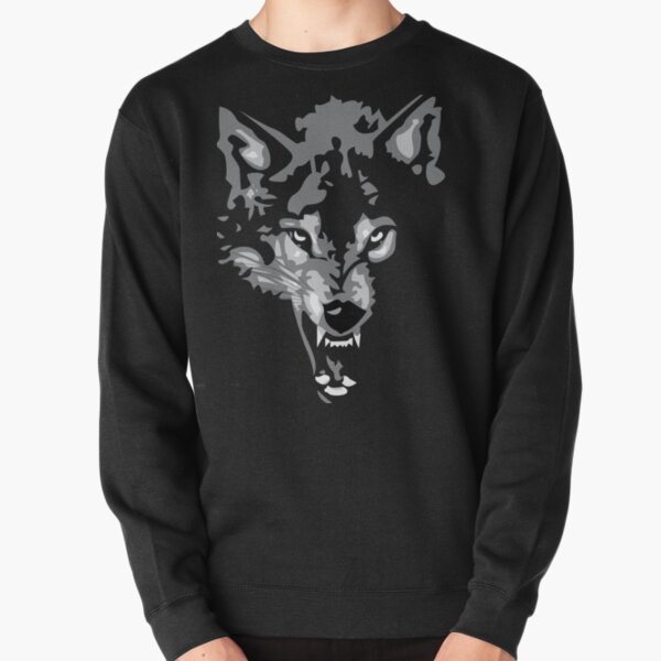 Shadow Wolf Pullover Sweatshirt