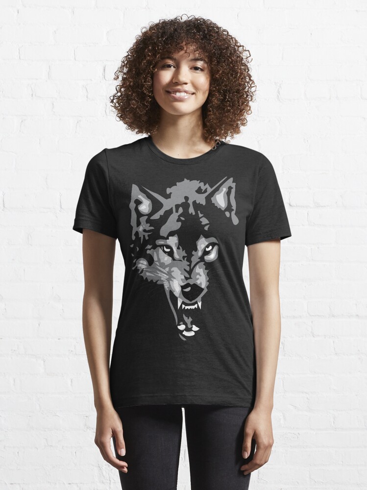 Alternate view of Shadow Wolf Essential T-Shirt