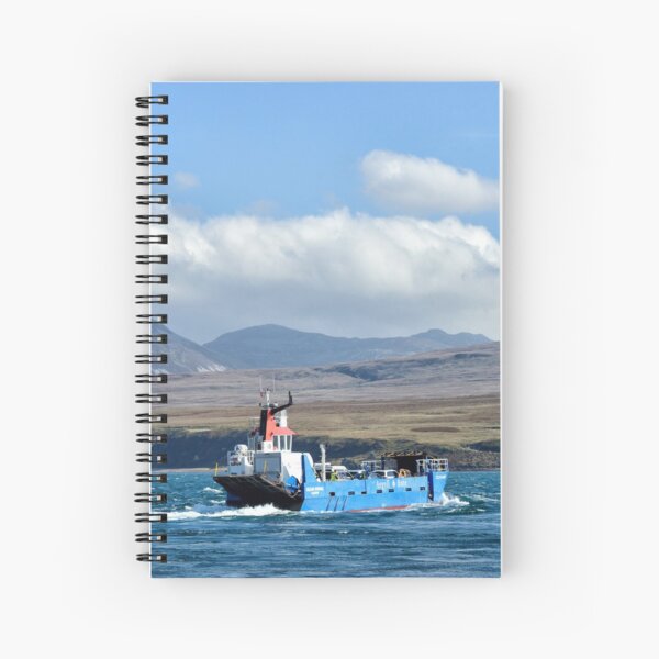 The ferry across to Jura, Scotland Spiral Notebook