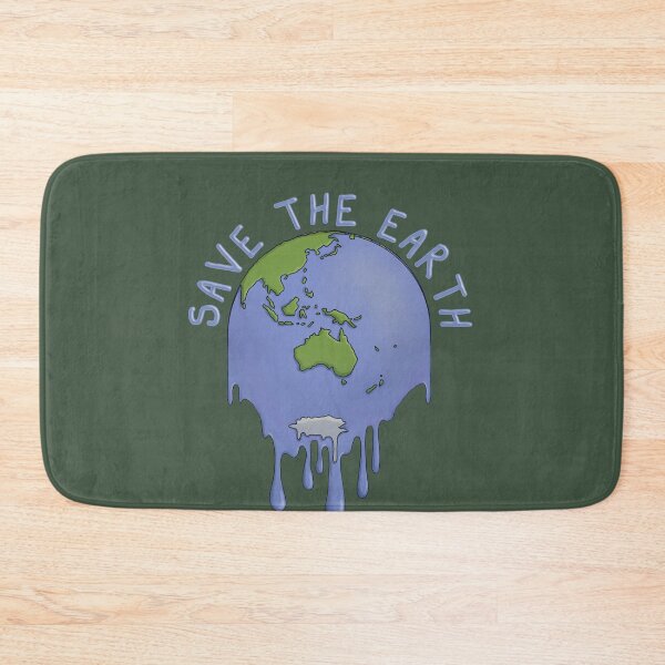 Item preview, SAVE THE EARTH- Melting Globe designed and sold by Merch-Tees.