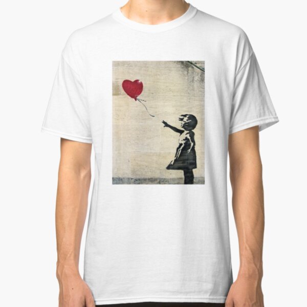 Banksy's Girl with a Red Balloon III Classic T-Shirt