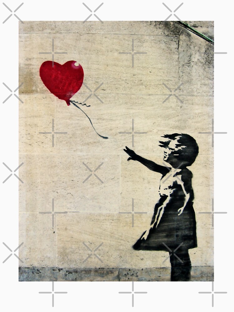 Banksy's Girl with a Red Balloon III by zuluspice