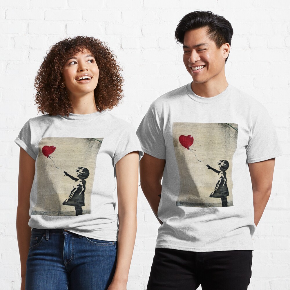 Banksy's Girl with a Red Balloon III Classic T-Shirt