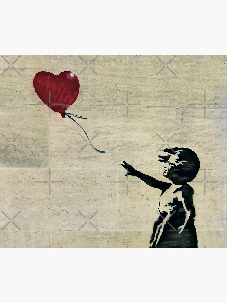 Banksy's Girl with a Red Balloon III by zuluspice