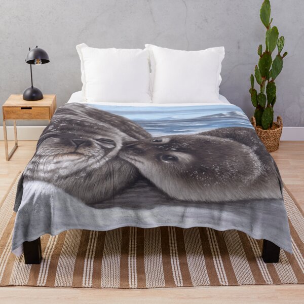 Item preview, Portrait of a seal and cub designed and sold by Richard Macwee.