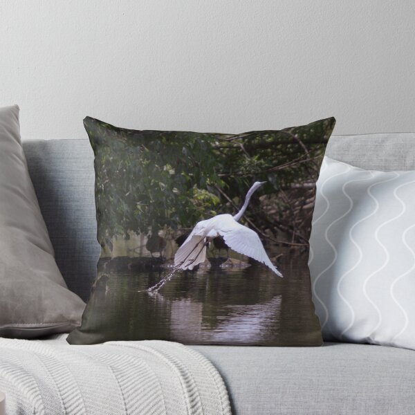 Item preview, Little Egret taking off designed and sold by inthewild.