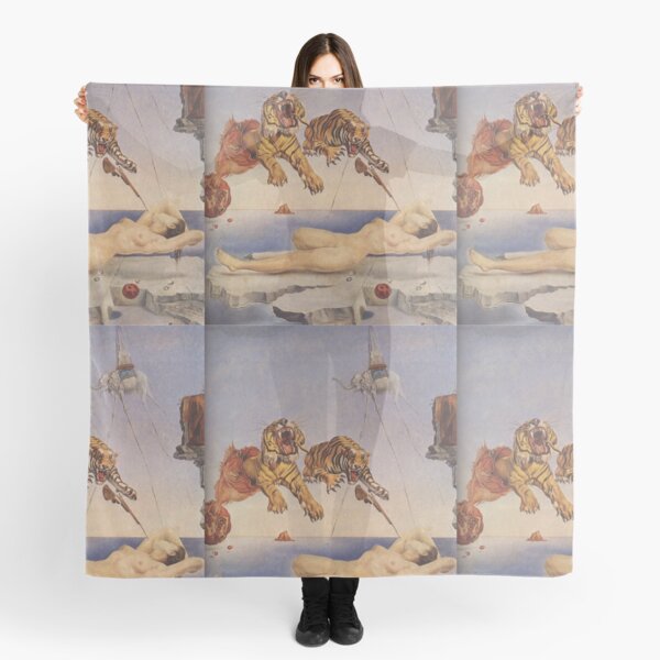 Salvador Dali, Dream Caused by the Flight of a Bee around a Pomegranate a Second before Awakening. Scarf