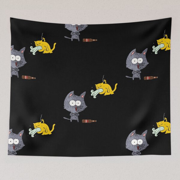 Item preview, Cat's hangover designed and sold by Sykojuice.