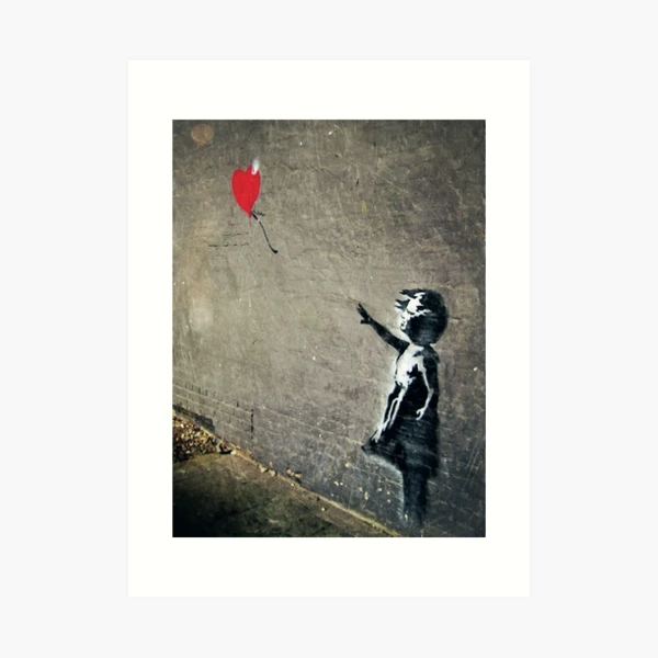Banksy's Girl with a Red Balloon II