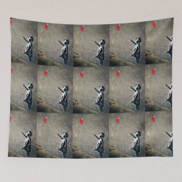 Item preview, Banksy's Girl with a Red Balloon II designed and sold by zuluspice.