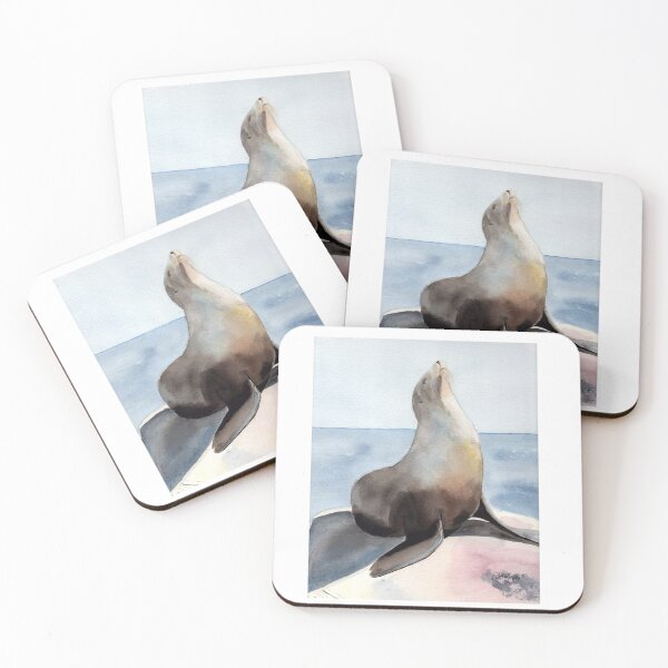 Item preview, Sealion Watercolor designed and sold by Sandra Connelly.