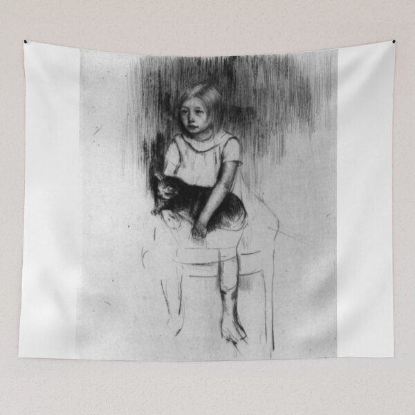 Item preview, Ellen Holding a Cat - Mary Cassatt - 1887 designed and sold by CrankyOldDude.