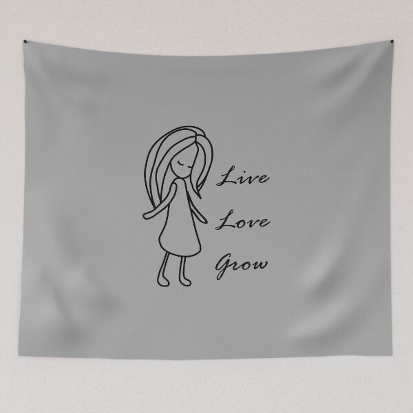 Item preview, live, love, grow designed and sold by nutmegfairy.
